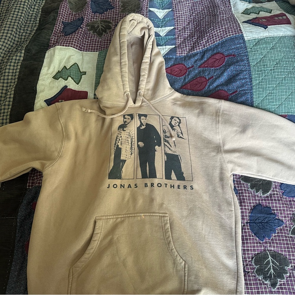 Jonas Brothers Tan Hoodie